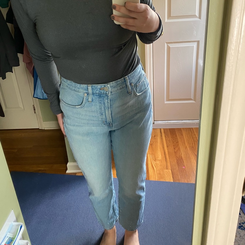 Madewell CURVY Perfect Vintage Straight Leg Jean